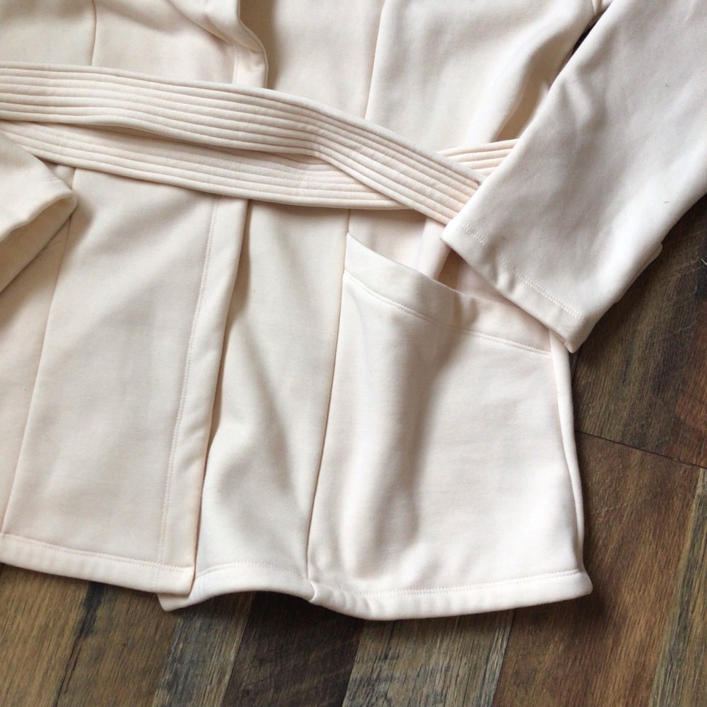 Fabletics Wrap Cozy Belted Hooded Sweatshirt Jacket S - Picture 5 of 8